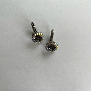 Jewel circular earrings